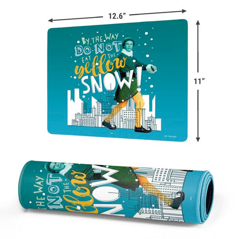 Elf Buddy Don’t Eat Yellow Snow Gaming Mouse Pad