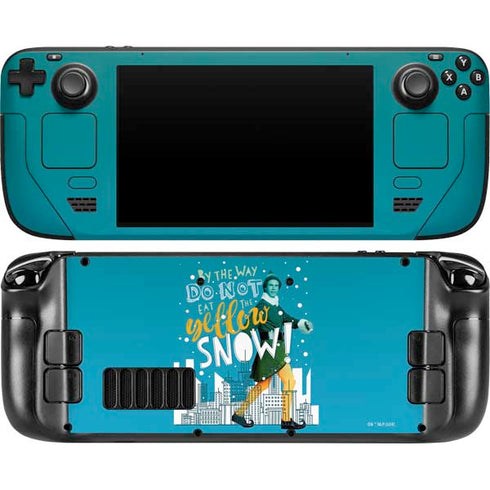 Elf Buddy Don’t Eat Yellow Snow Steam Deck Handheld Gaming Computer OLED Skin