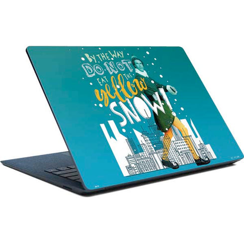 Elf Buddy Don’t Eat Yellow Snow Surface Laptop Skin