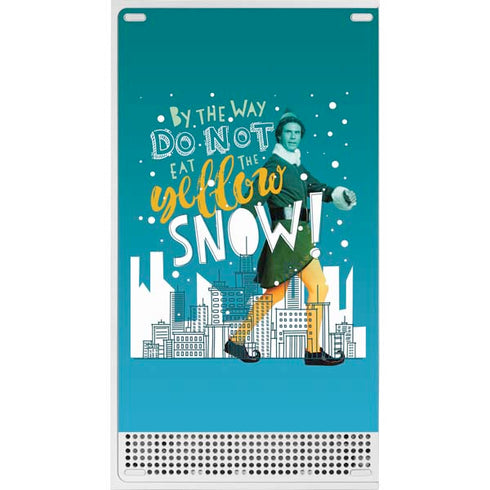 Elf Buddy Don’t Eat Yellow Snow Xbox Series S Console Skin