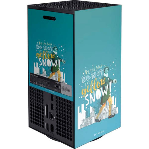 Elf Buddy Don’t Eat Yellow Snow XBox Series X Digital Edition Console Skin