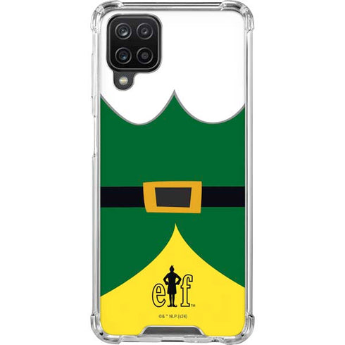 Elf Buddys Outfit Galaxy A12 Clear Case