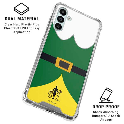 Elf Buddys Outfit Galaxy A13 5G Clear Case