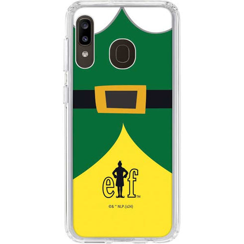Elf Buddys Outfit Galaxy A20 Clear Case