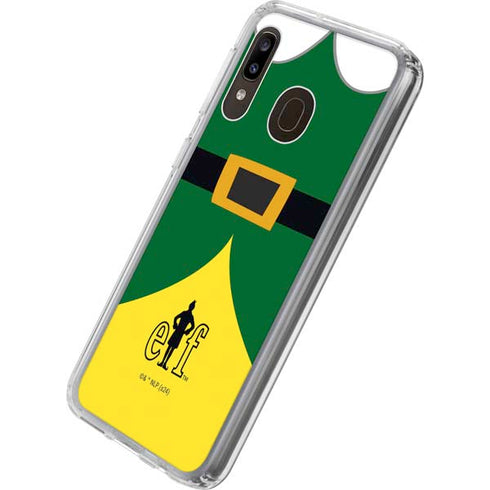 Elf Buddys Outfit Galaxy A20 Clear Case