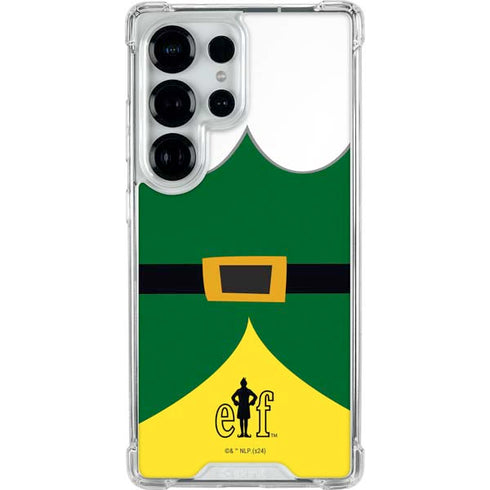 Elf Buddys Outfit Galaxy S25 Ultra Clear Case