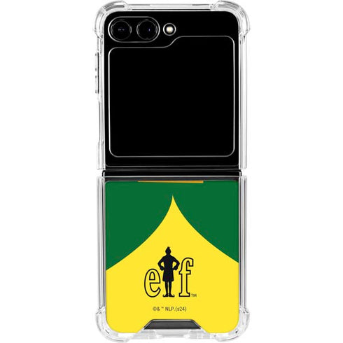 Elf Buddys Outfit Galaxy Z Flip5 5G Clear Case
