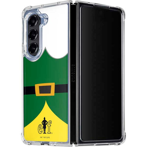 Elf Buddys Outfit Galaxy Z Fold5 5G Clear Case