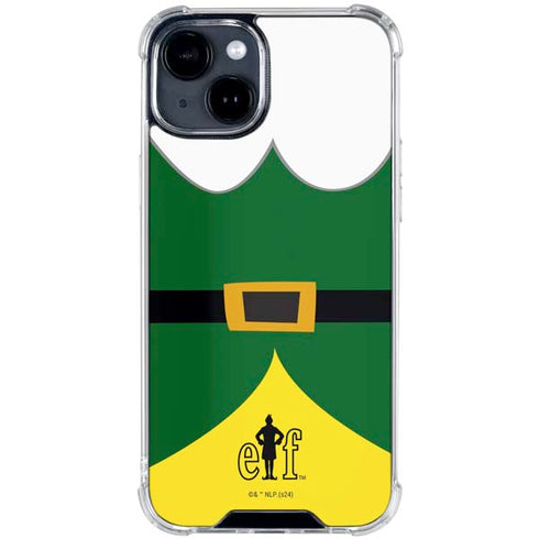 Elf Buddys Outfit iPhone 14 Plus Clear Case