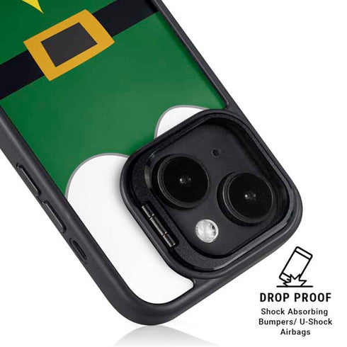 Elf Buddys Outfit iPhone 15 Plus Kickstand Case