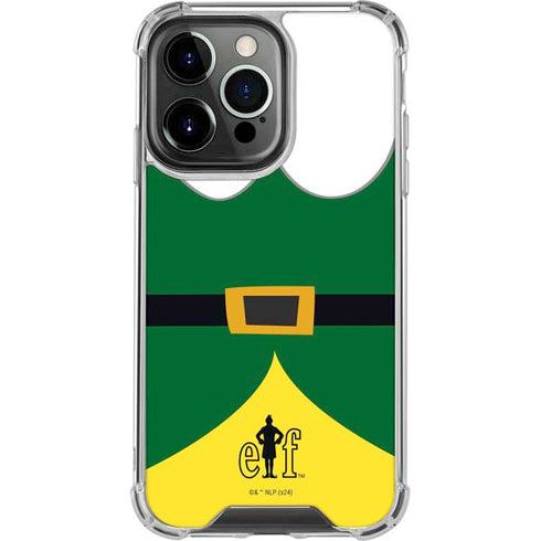 Elf Buddys Outfit iPhone 15 Pro Max Clear Case
