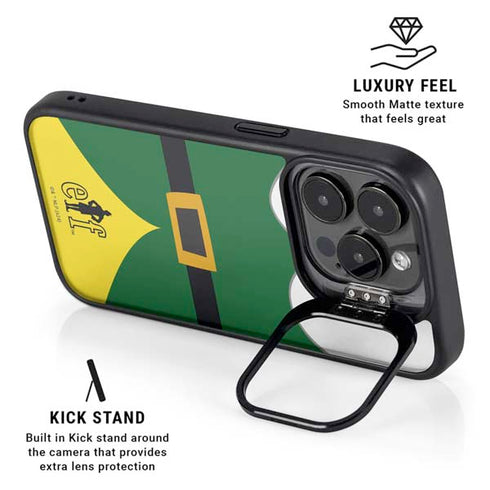 Elf Buddys Outfit iPhone 15 Pro Max Kickstand Case