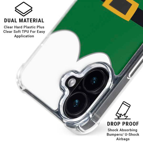 Elf Buddys Outfit iPhone 16 Clear Case