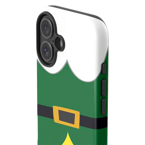 Elf Buddys Outfit iPhone 16 Plus Impact Case