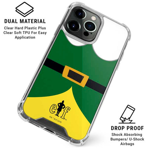 Elf Buddys Outfit iPhone 16 Pro Max Clear Case