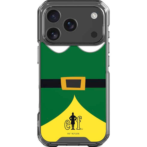 Elf Buddys Outfit iPhone 17 Pro Clear Case