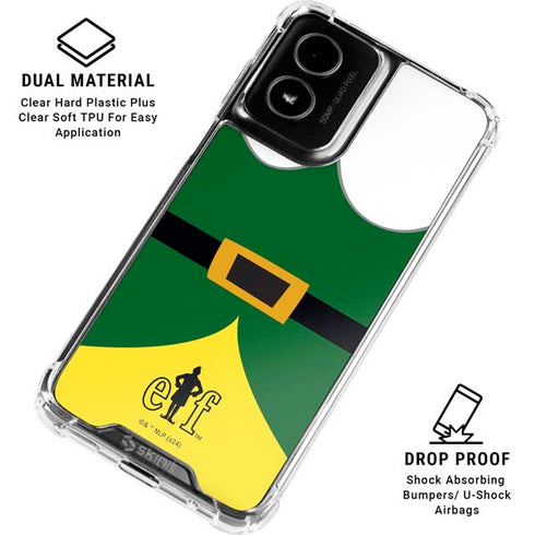 Elf Buddys Outfit Moto G Power 5G (2024) Clear Case