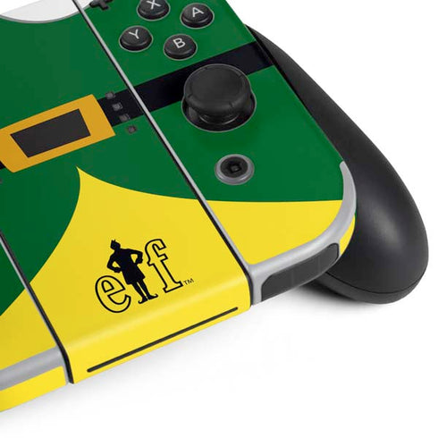 Elf Buddys Outfit Nintendo Switch OLED (2021) Skin