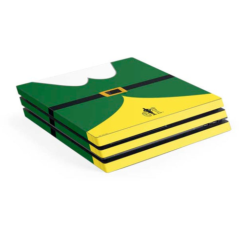 Elf Buddys Outfit PS4 Pro Console Skin