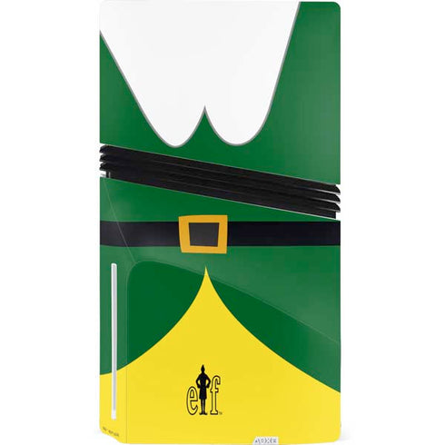 Elf Buddys Outfit PS5 Pro Disk Console Skin