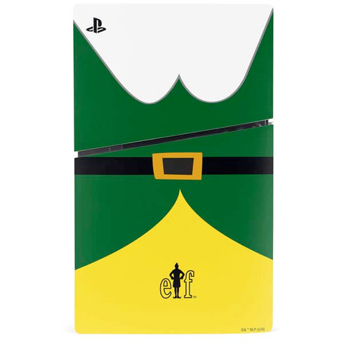 Elf Buddys Outfit PS5 Slim Digital Edition Console Skin