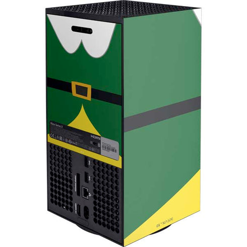 Elf Buddys Outfit Xbox Series X Console Skin