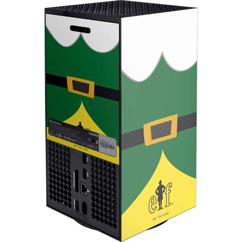 Elf Buddys Outfit XBox Series X Digital Edition Console Skin
