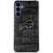 NFL Buffalo Bills Black & White Galaxy A35 5G Clear Case