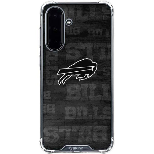 NFL Buffalo Bills Black & White Galaxy A36 5G Clear Case