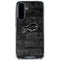NFL Buffalo Bills Black & White Galaxy A36 5G Clear Case