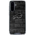 NFL Buffalo Bills Black & White Galaxy A36 5G Clear Case