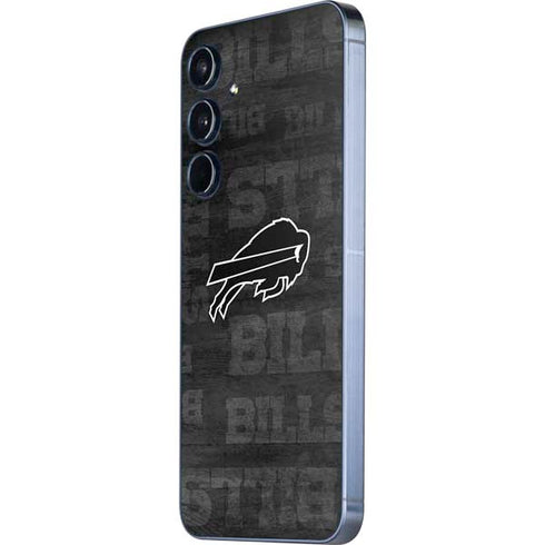 NFL Buffalo Bills Black & White Galaxy A55 5G Skin