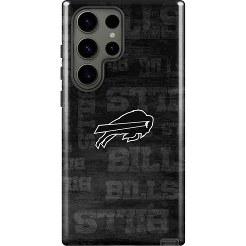 NFL Buffalo Bills Black & White Galaxy S23 Ultra Pro Case