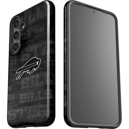 NFL Buffalo Bills Black & White Galaxy S25 Impact Case