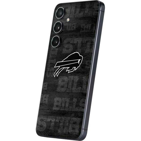 NFL Buffalo Bills Black & White Galaxy S25 Plus Skin