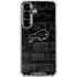 NFL Buffalo Bills Black & White Galaxy S26 Clear Case