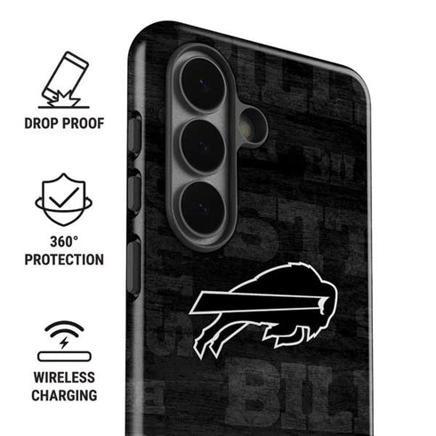 NFL Buffalo Bills Black & White Galaxy S26 Impact Case