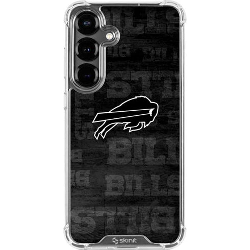 NFL Buffalo Bills Black & White Galaxy S26 Plus Clear Case