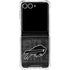 NFL Buffalo Bills Black & White Galaxy Z Flip7 Clear Case