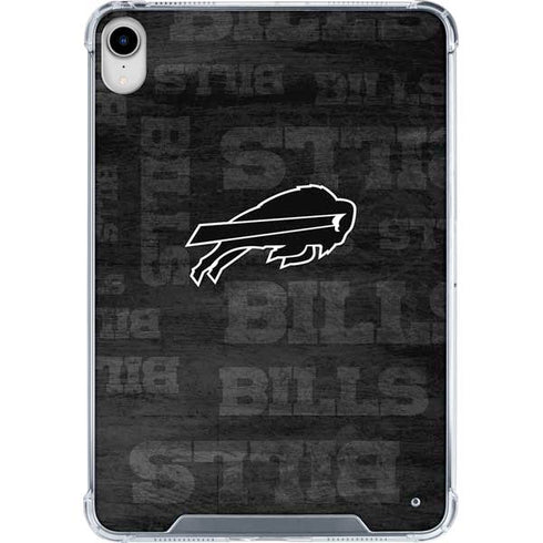 NFL Buffalo Bills Black & White iPad 11th Gen (2025) Clear Case