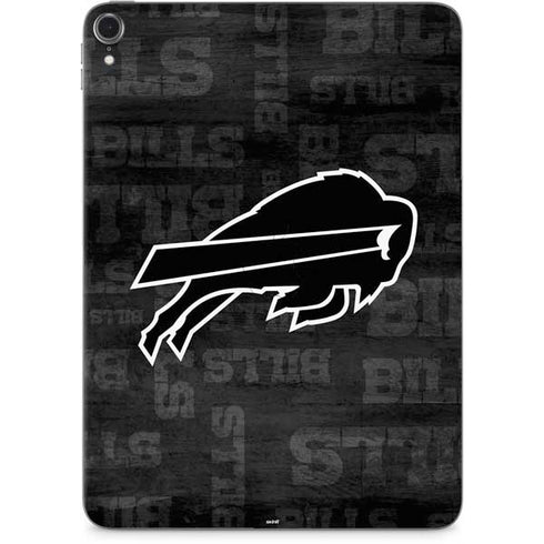 NFL Buffalo Bills Black & White Apple iPad Pro Skin
