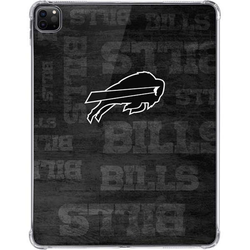 NFL Buffalo Bills Black & White iPad Pro 11in (2024) Clear Case