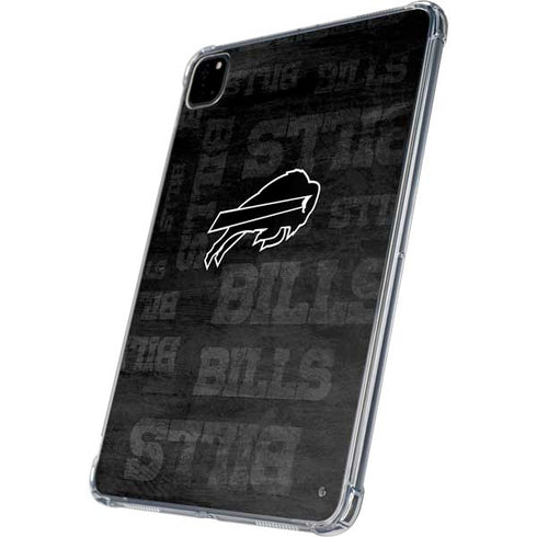 NFL Buffalo Bills Black & White iPad Pro 11in (2024) Clear Case