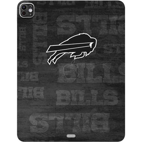 NFL Buffalo Bills Black & White iPad Pro 13in M4 (2024) Skin