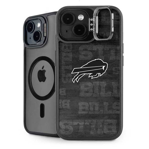 NFL Buffalo Bills Black & White iPhone 14 Kickstand Case