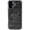NFL Buffalo Bills Black & White iPhone 16 Clear Case