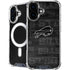 NFL Buffalo Bills Black & White iPhone 16 MagSafe Case