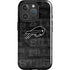 NFL Buffalo Bills Black & White iPhone 16 Pro Magsafe Impact Case