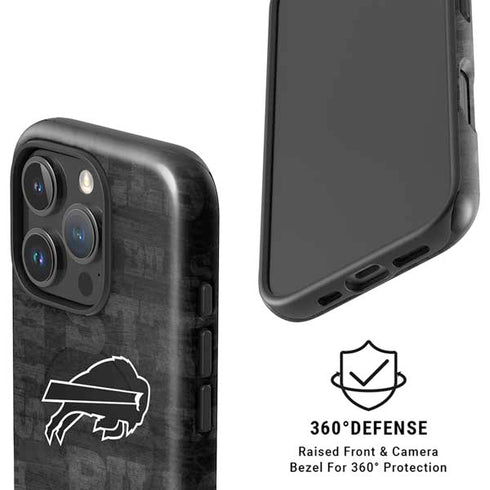 NFL Buffalo Bills Black & White iPhone 16 Pro Magsafe Impact Case
