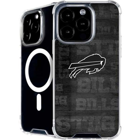 NFL Buffalo Bills Black & White iPhone 16 Pro Max MagSafe Case